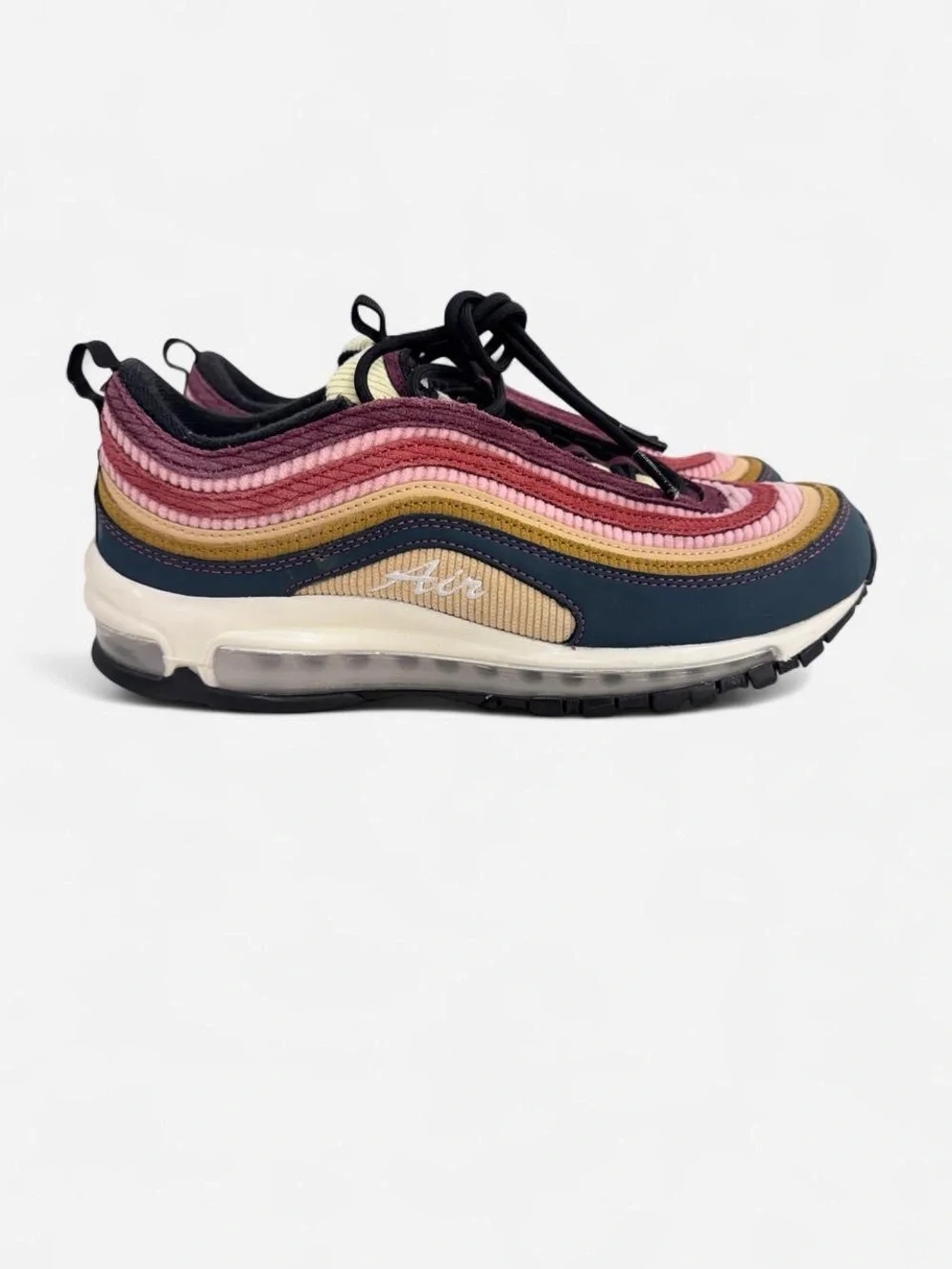 Nike Women's Air Max 97 SE 'Multi-Color Corduroy' (SKU: FB8454-300).
